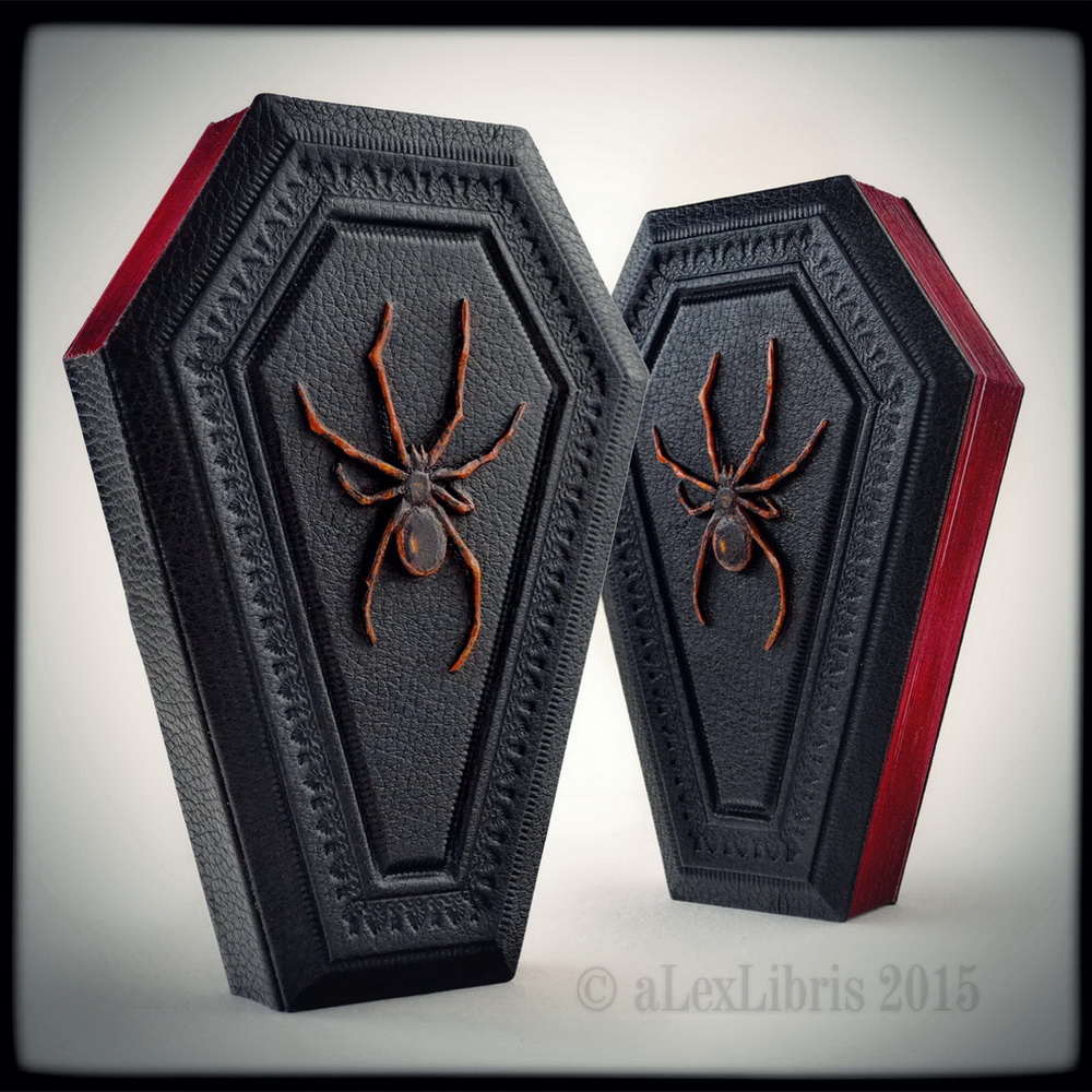 The Arachnid’s Domain: Personalized Coffin-Shaped&nbsp;Journal